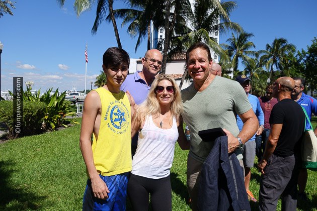 Steve Guttenberg and fans in miami