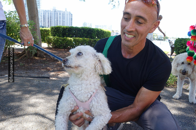Mike Tenzer and his dog
