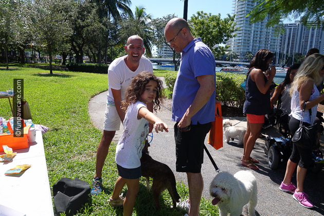 commissioner of miami beach, his daughter, dog and russell hartstein