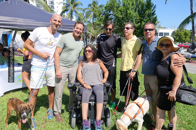 Russell Hartstein and Steve Guttenberg dogs and friends