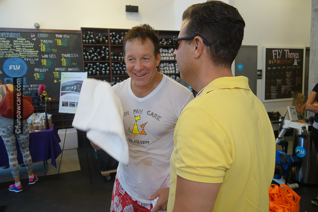 Steve Guttenberg after spin class