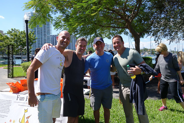 Mayor of miami beach philip levine, russell Hartstein steve guttenberg and al sokel
