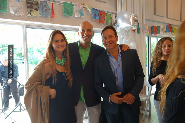 Steve Guttenberg, Russell Hartstein and Alison Stiegler