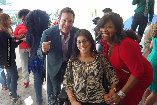 Steve Guttenberg and Sabrina Cohen and singer